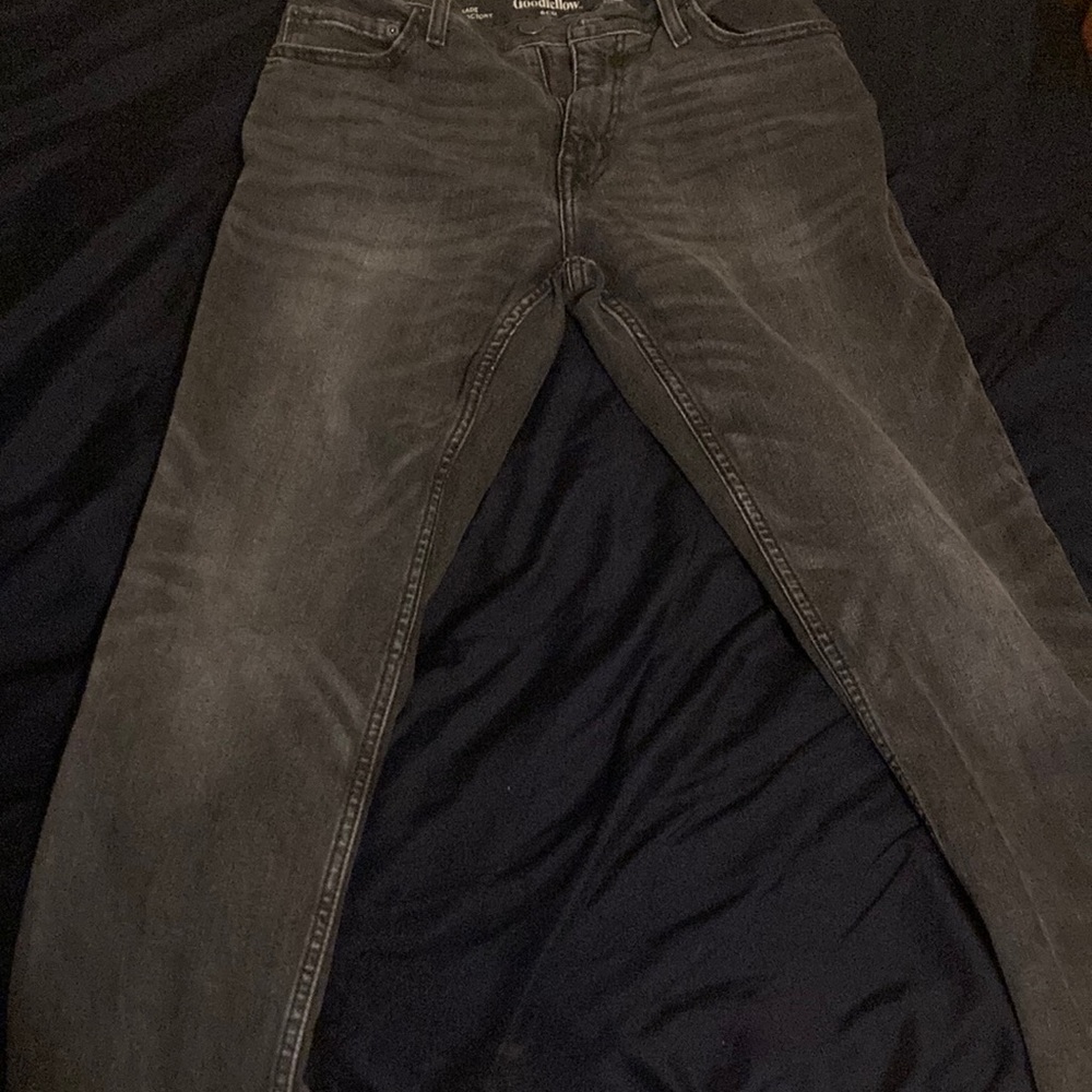 Gray jeans